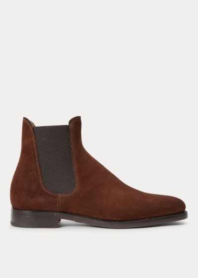 Botines Chelsea Ralph Lauren Hombre Marrom Oscuro - Penfield Suede - YQVUI4731